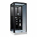 Душевая кабина Loranto Selak CS 126-3A R 90х100 стекло прозрачное/профиль черный