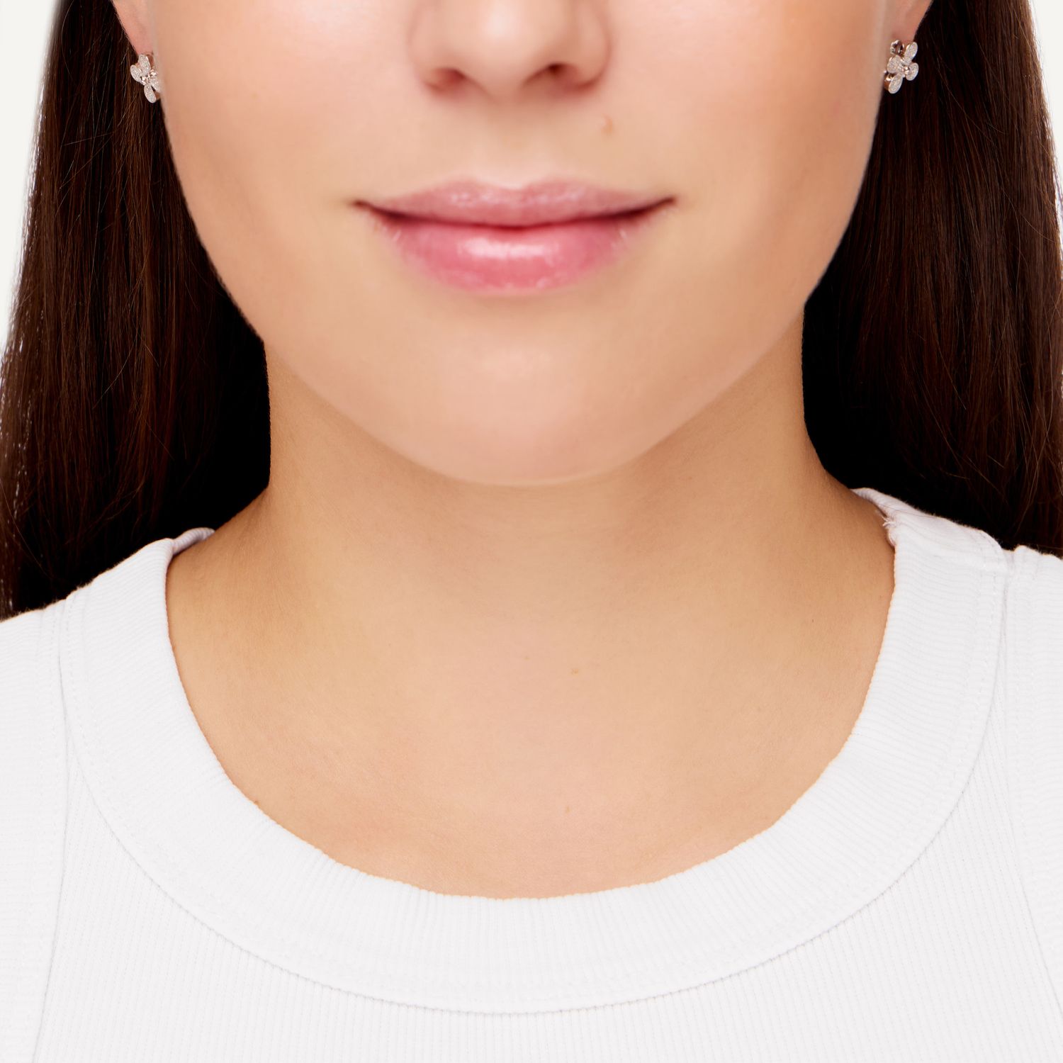 Серьги Flowery Gear Earring - Silver