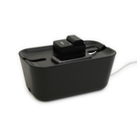 Органайзер для проводов hideaway средний черный