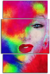 Модульная картина "Колоритный портрет"