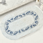 Коврик хлопковый 50*80см с печатным рисунком "Sindbad", овал