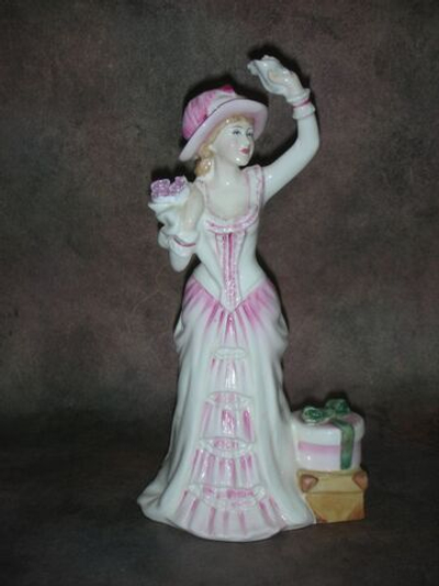 Статуэтка. Фарфор. Дама Счастливого пути. Royal Doulton. Англия