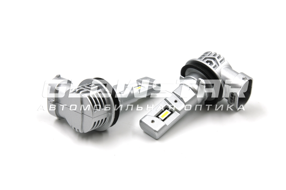 Светодиодные лампы H8/H9/H11/H16 Sariti V3 5500К, 12V, 25W Customizet-Grad chips (комплект, 2шт)