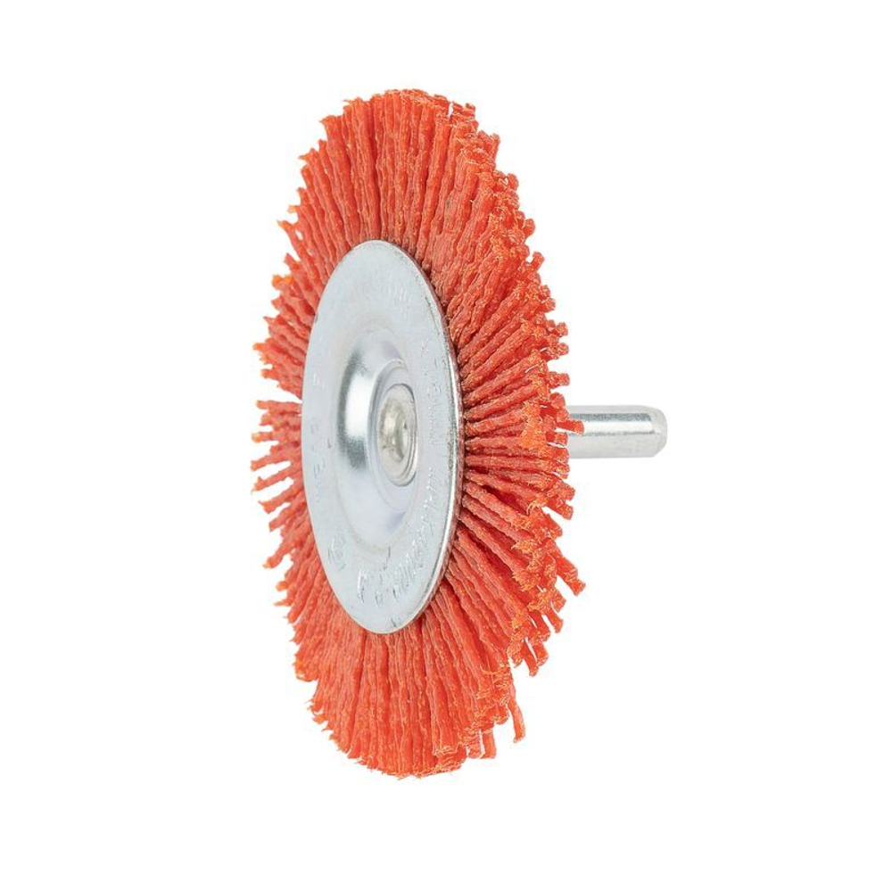 Щетка дисковая 75 мм для дрели, проволока полимер-абразив Yoko