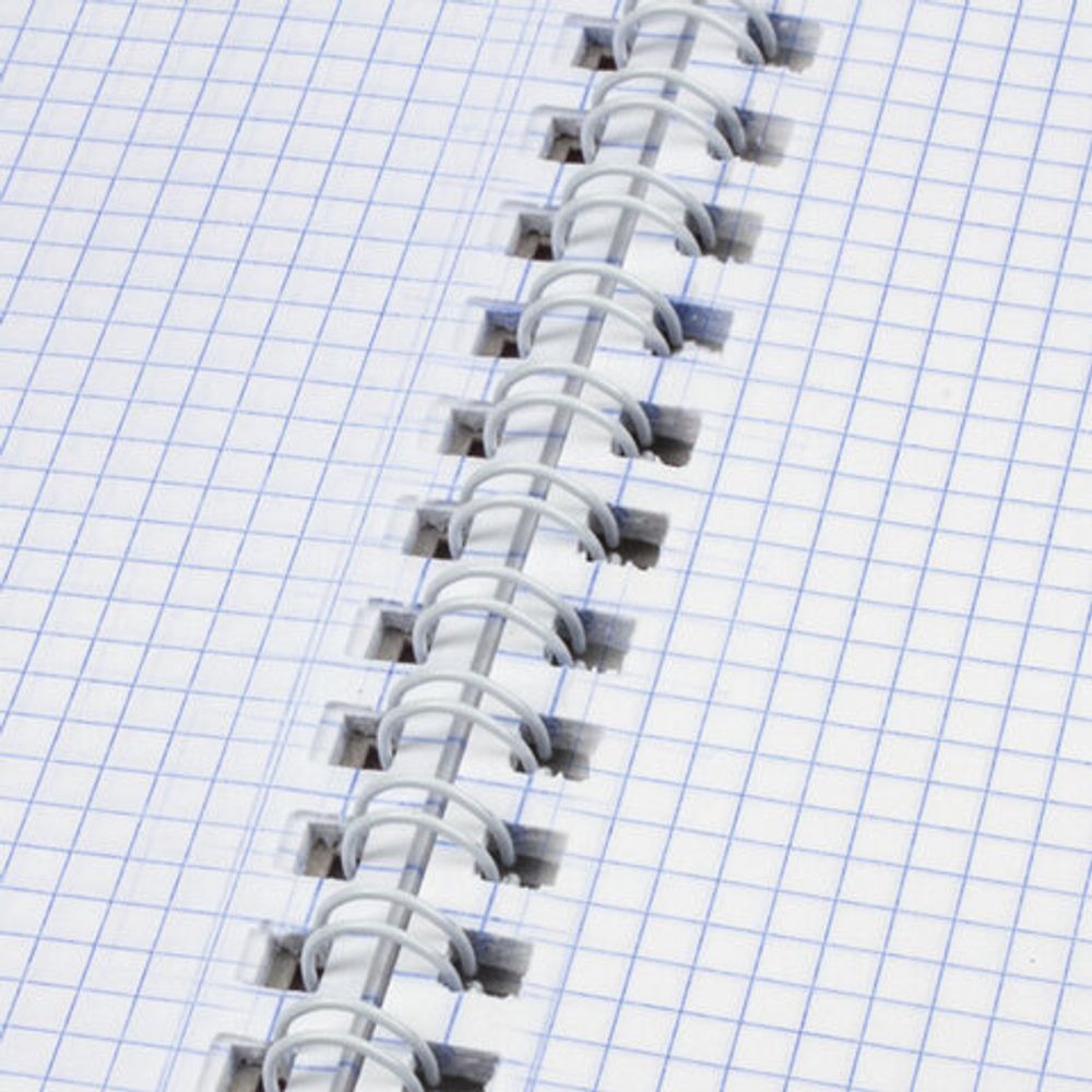 Тетрадь А4, 120 л., BRAUBERG гребень, клетка, обложка картон, "Акварель", 404072, 4шт