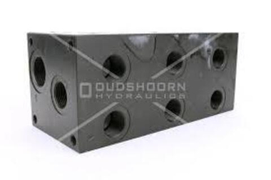 PD10-10A3-ST - Трехместная стальная плита для гидравлических распределителей и клапанов NG10