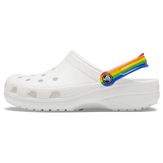 Crocs Classic Clog 'White Rainbow'