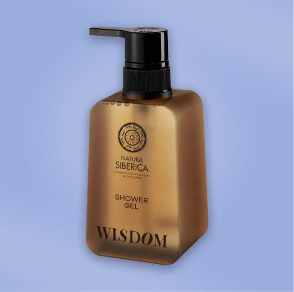 Гель для душа Natura Siberica диспенсер 450 мл Shades of Siberia Wisdom
