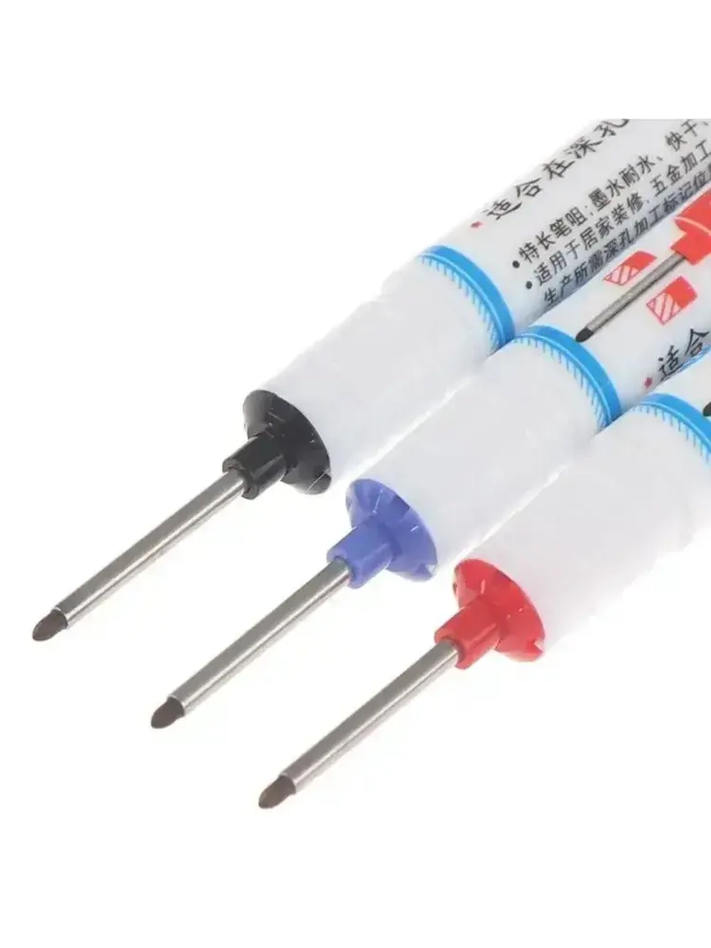 Маркер разметочный с длинным наконечником 4 шт