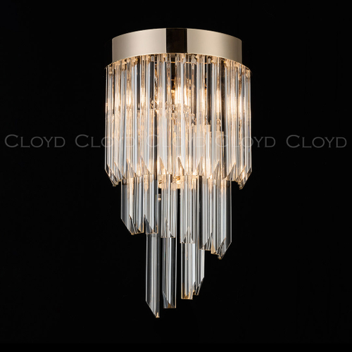 Бра Cloyd EVOLUTE-C W3 / выс. 52 см - золото (арт.20418)