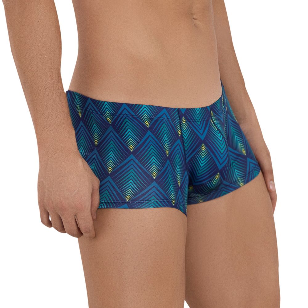 Мужские трусы хипсы темно-синие с принтом Clever MAGICAL LATIN BOXER 113608