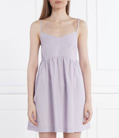 Платье POPLIN Tommy Jeans - лавандовый(DW0DW17940)