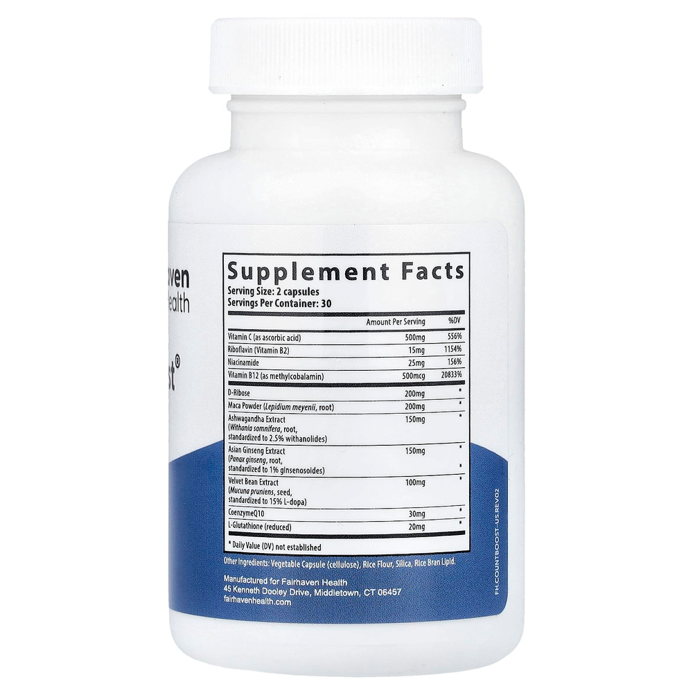 Fairhaven Health, CountBoost для мужчин, 60 капсул