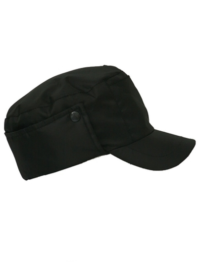 Кепи охранника утеплённая чёрная