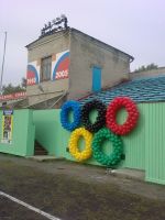 Оформление воздушными шарами городских и спортивных мероприятий