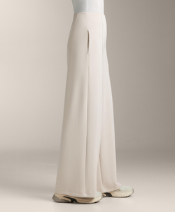 OYSHO Брюки прямого кроя из мягкого со складками, норка