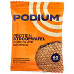 Podium Nutrition, протеиновая вафля, шоколадный брауни, 8 вафель по 33 г (1,16 унции)