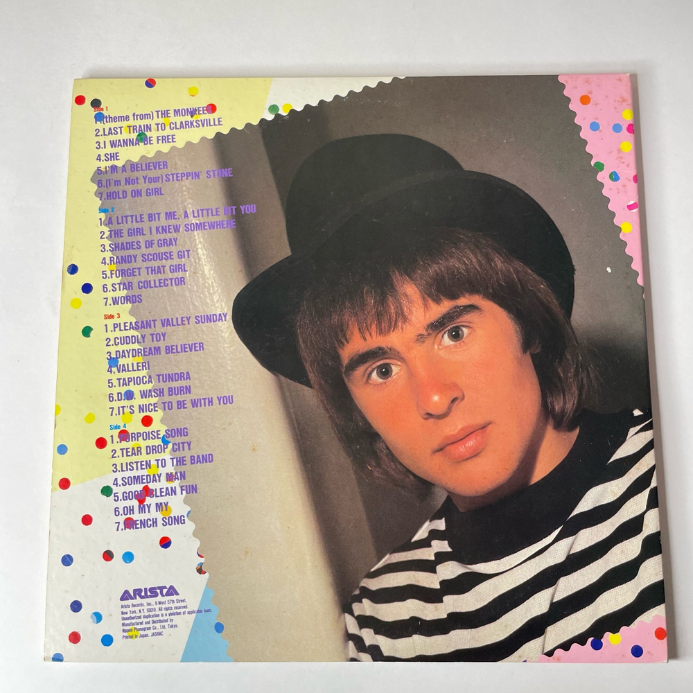 Винтажная виниловая пластинка LP The Monkees Golden Story (Япония 1980) (Без Оби)