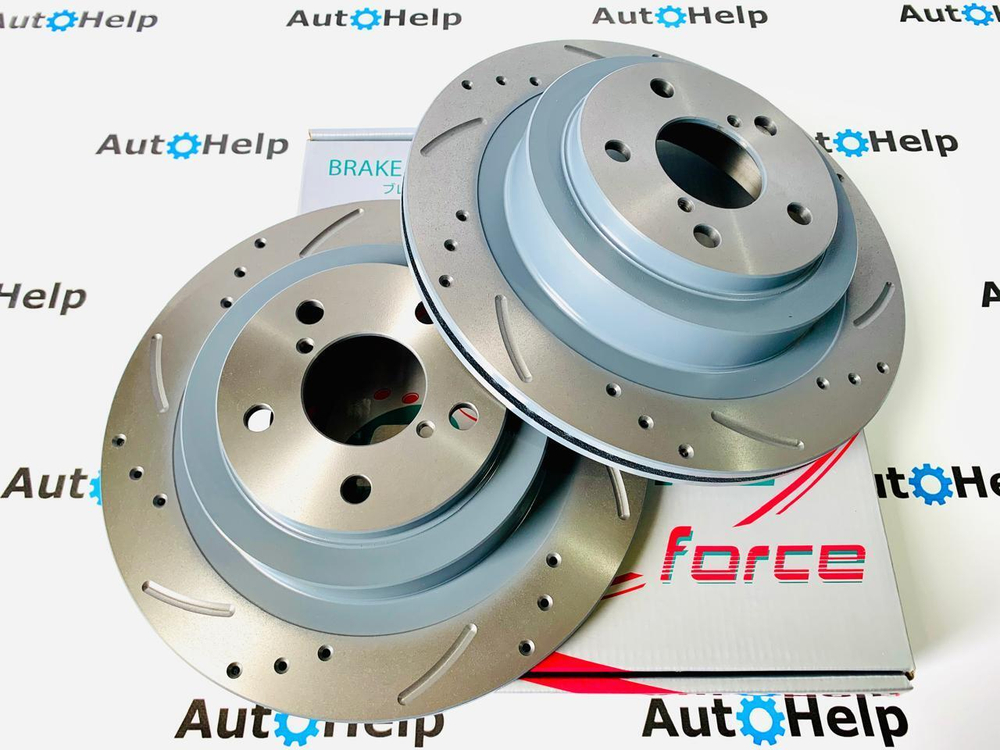 Диск тормозной перфорированный G-Brake GFR-20351L задний левый 290mm