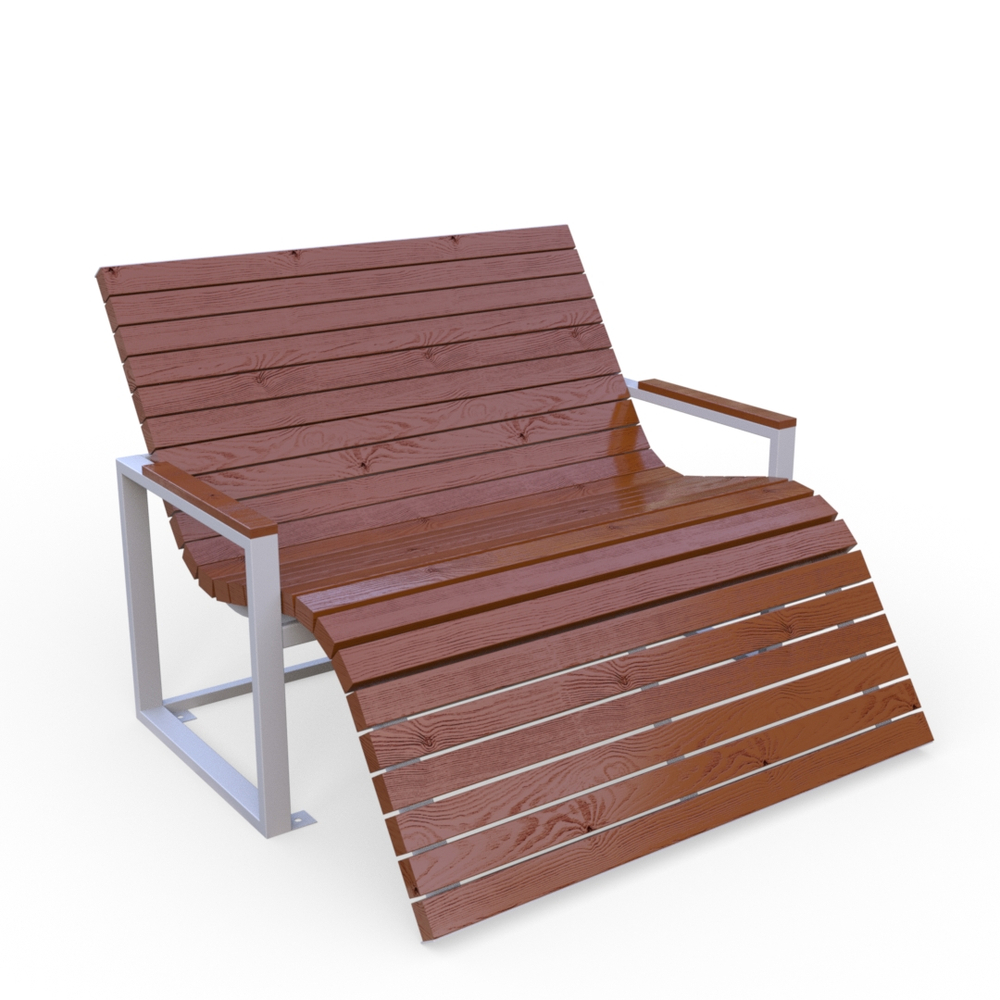 Шезлонг Моди 2 местный