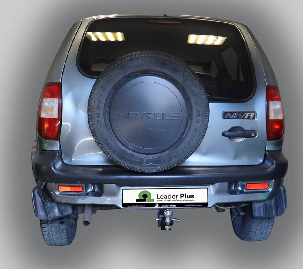 Фаркоп Лидер-Плюс (под квадрат) для Шевроле Нива / NIVA TRAVEL с электрикой Smart и сертифкатом в комплекте арт.(VAZ-18E+smart)