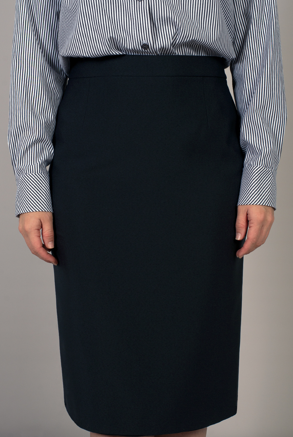 Юбка карандаш 2479ЮПА, черный #70Ч012479ЮПА