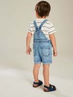 Полукомбинезон джинсовый для мальчика Next 912-811, Синий