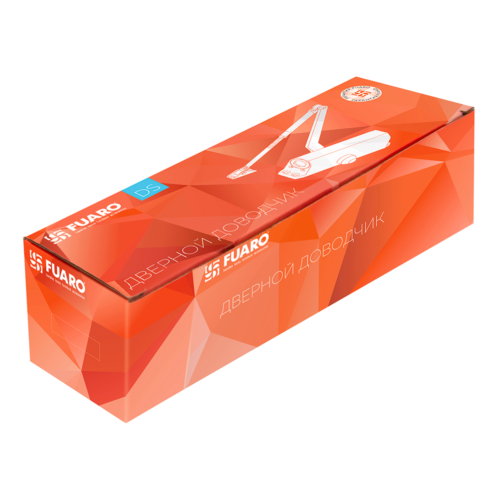 Доводчик дверной DC20-2 (DC-202) WH до 45 кг (белый)