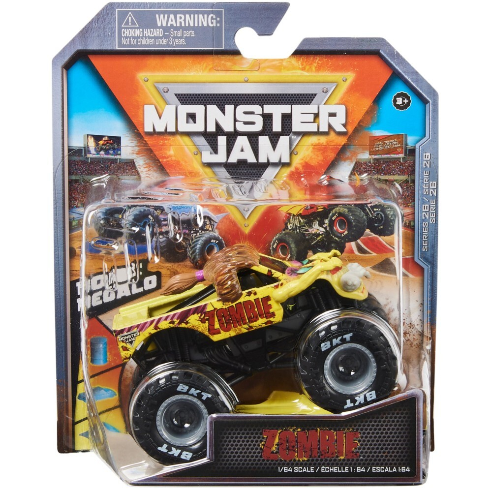 Spin Master Monster Jam — супервнедорожный грузовик Zombie в масштабе 1:64 20136961 / артикул   58701 20136961  / GTIN 778988553480