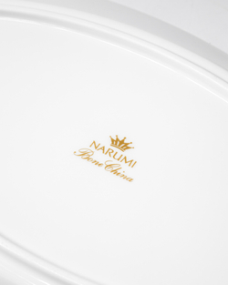 Блюдо овальное 38см Narumi Воздушный белый