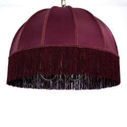 Citilux Базель CL407153 Люстра подвесная с бордовым абажуром