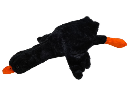 Мягкая игрушка " Гусь " черный , 45 см