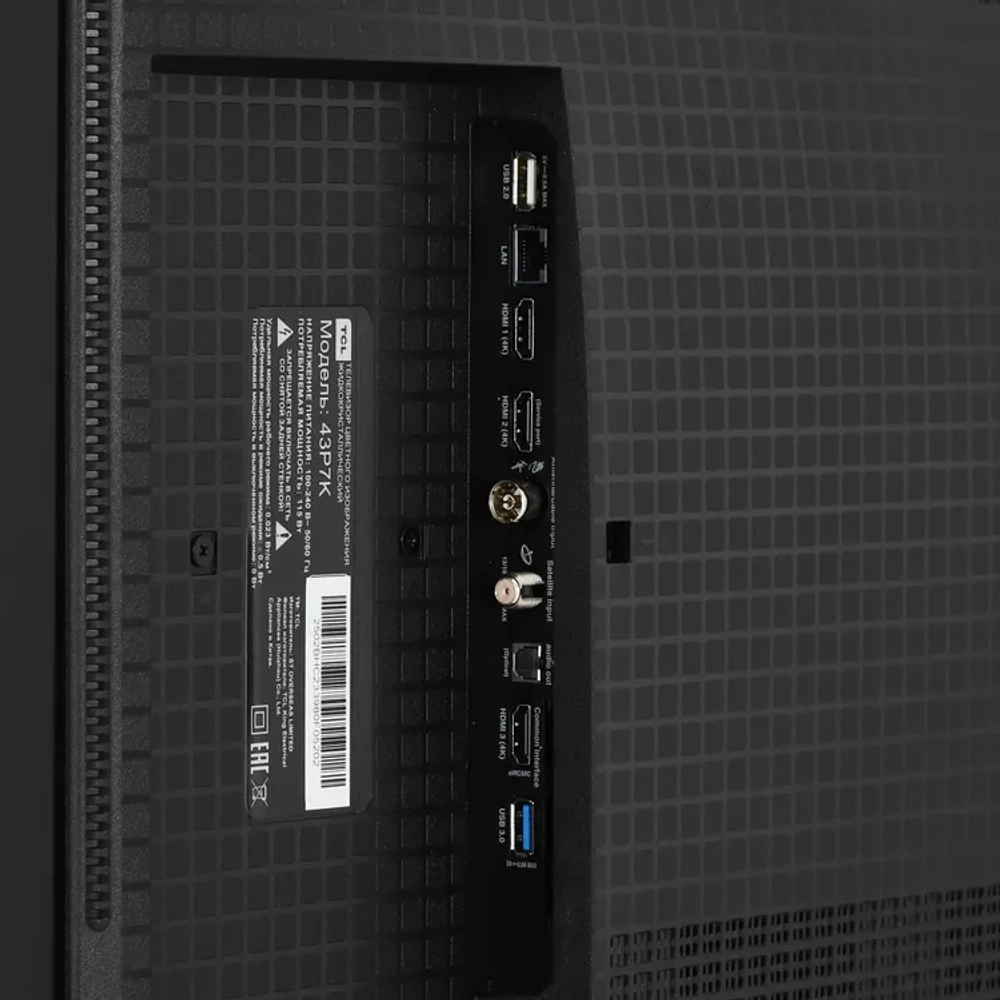 Телевизор TCL 43P7K-UZ