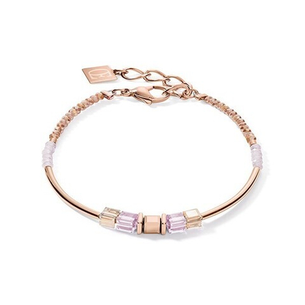 Браслет Coeur de Lion Rose Gold Lilac 5042/30-0829 цвет розовый, золотой
