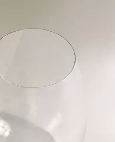 ZARA HOME ЛЕГКИЙ СТАКАН ИЗ ХРУСТАЛЬНОГО СТЕКЛА, ПРОЗРАЧНЫЙ