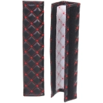 Накладка на ремень безопасности HJ-F002, 2 шт., черный-красный