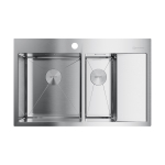 Мойка Omoikiri Akisame 78-2-L-IN нерж. сталь | Нержавеющая сталь