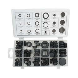 WDK-214042-2 Набор уплотнительных колец резиновых, черные, 125 шт.