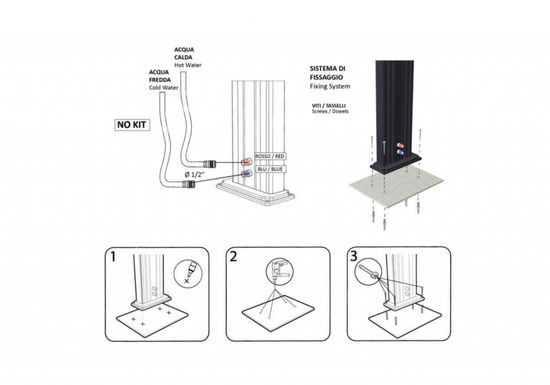 Душ уличный Dada D 325