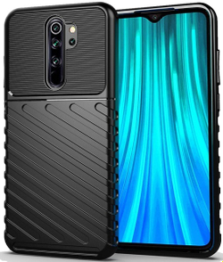 Чехол для Xiaomi Redmi Note 8 Pro цвет Black (черный), серия Onyx от Caseport