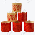 Форма бумажная под кулич 70/60 мм "Красная Пасха" от 20 шт/ 1 упак