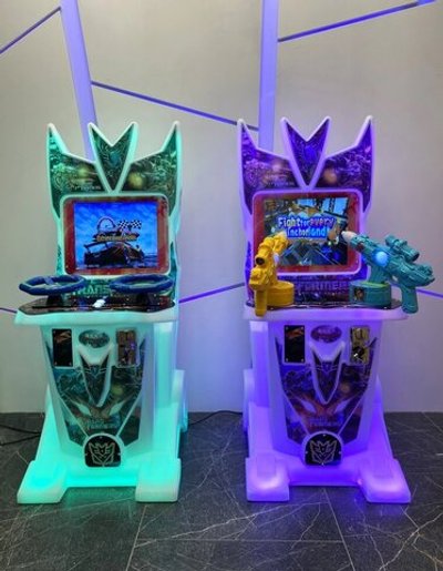 Детский автомат стрелялка для двоих "Transformers"