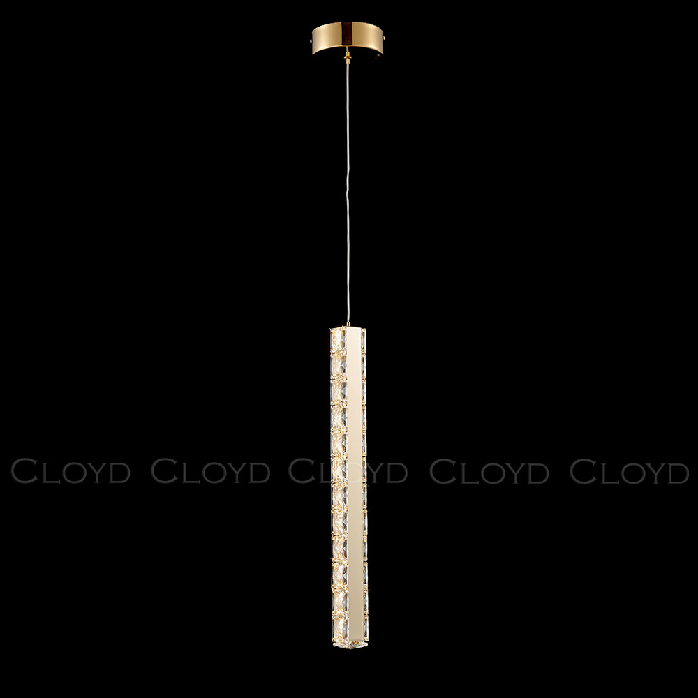 Подвесной светильник Cloyd ELATA P1 / выс. 55 см - золото (арт.11560)