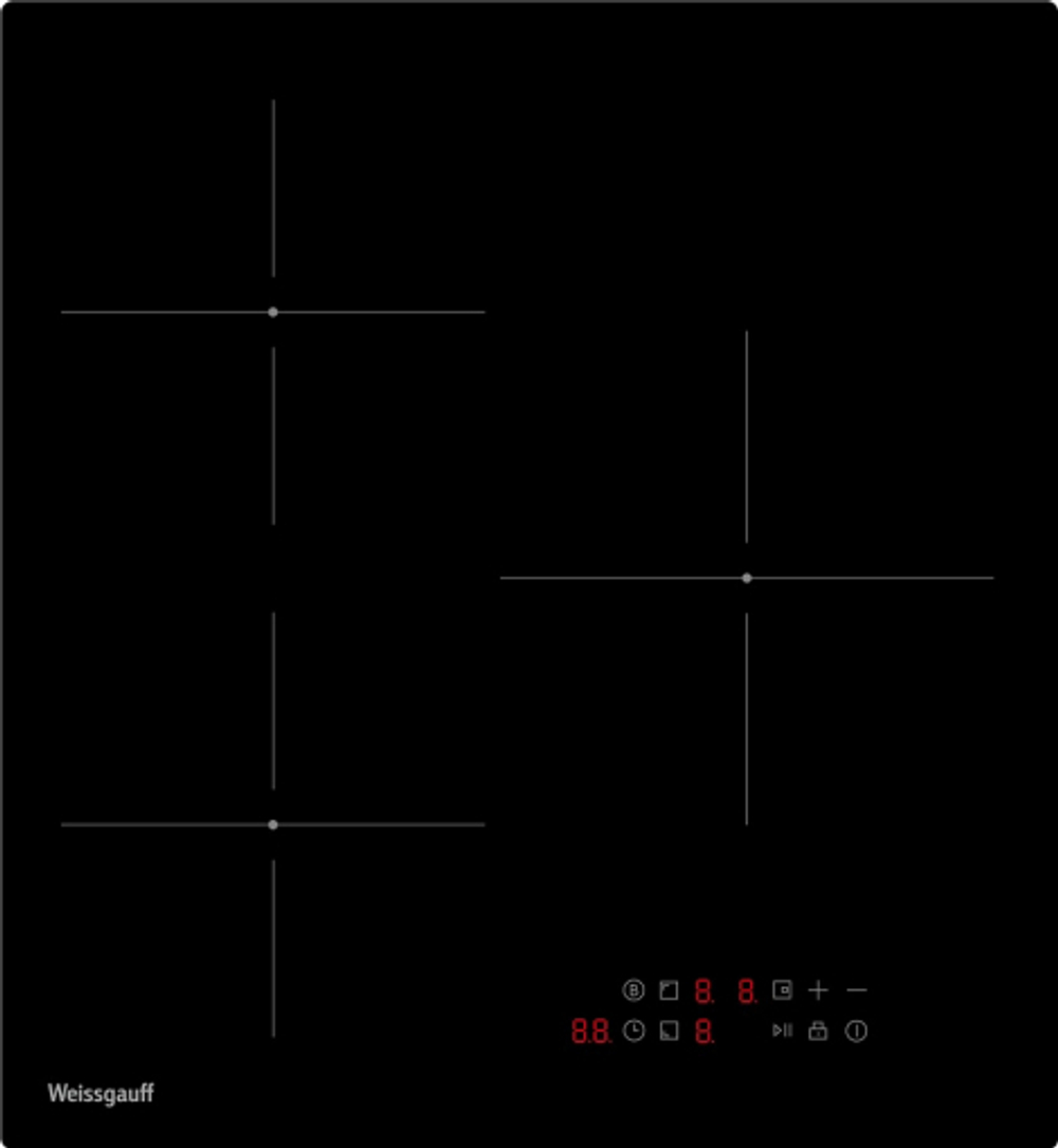 Варочная поверхность Weissgauff HI 430 BM черный