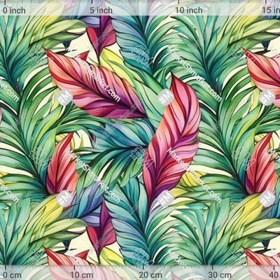 Разноцветные пальмовые листья by Ilona Rainbow 366 DPI