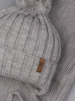 Шапка для мальчика со снудом осенняя