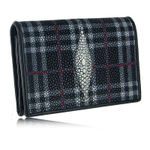 Визитница для своих визиток из кожи ската AT-182