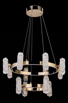 Подвесная люстра LE7912/8+4 Gold золото Elizabeth Leon