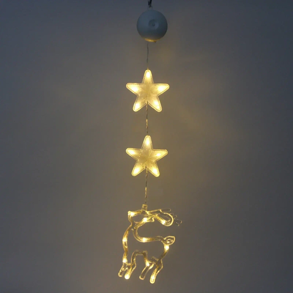 Фигура светодиодная «Олень» 11.5*17 см (батарейки 3 ААА), 1 реж, Теплый белый