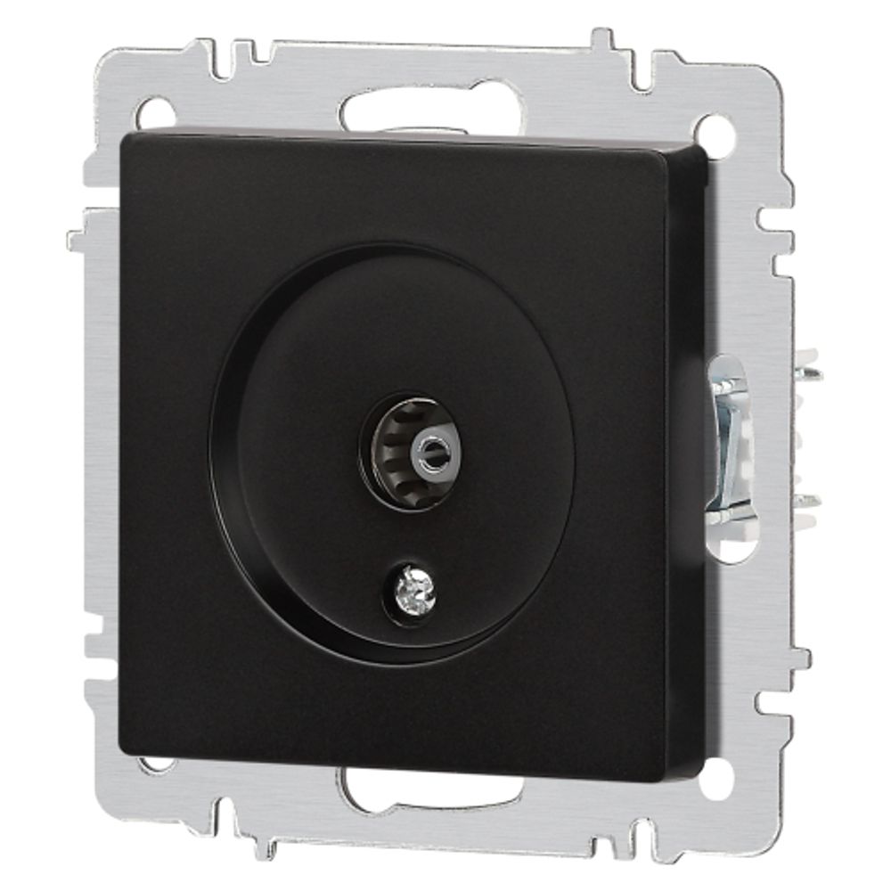 Розетка Intro Accent 6-301-05 TV одиночная, IP20, СУ, антрацит